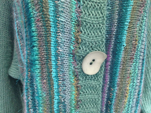 Full Length Coat Aqua FUSION - Buttermilk Cottage