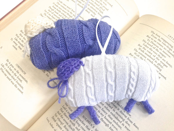 Lavender Lambs Sachet Set of 2 - Buttermilk Cottage