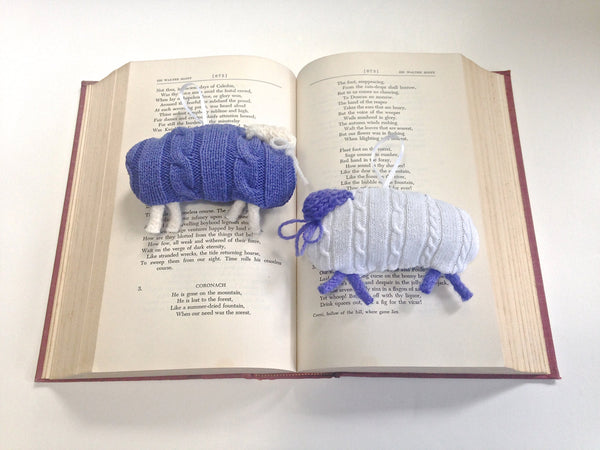 Lavender Lambs Sachet Set of 2 - Buttermilk Cottage