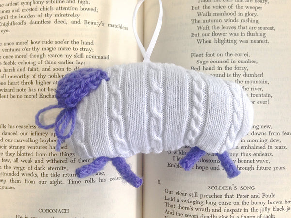 Lavender Lambs Sachet Set of 2 - Buttermilk Cottage