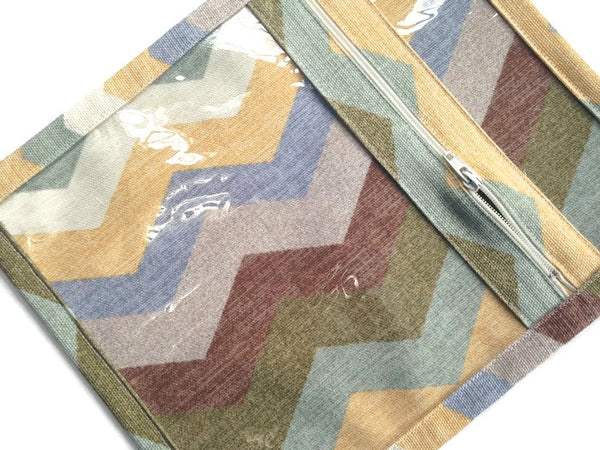Accessory Bag Yellow Chevron - Buttermilk Cottage - 1