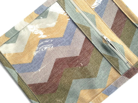 Accessory Bag Yellow Chevron - Buttermilk Cottage - 1