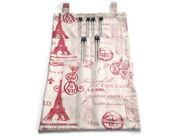 Hanging Needle Organizer Straight Single Point 10 OR 14 Inch Knitting Needle Storage - Buttermilk Cottage