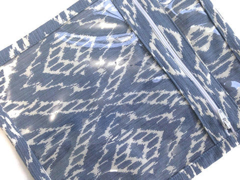 Accessory Bag in Blue Diamond - Buttermilk Cottage