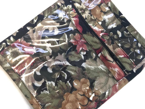 Accessory Bag Black Floral - Buttermilk Cottage
