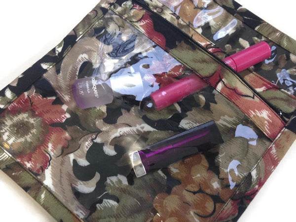 Accessory Bag Black Floral - Buttermilk Cottage