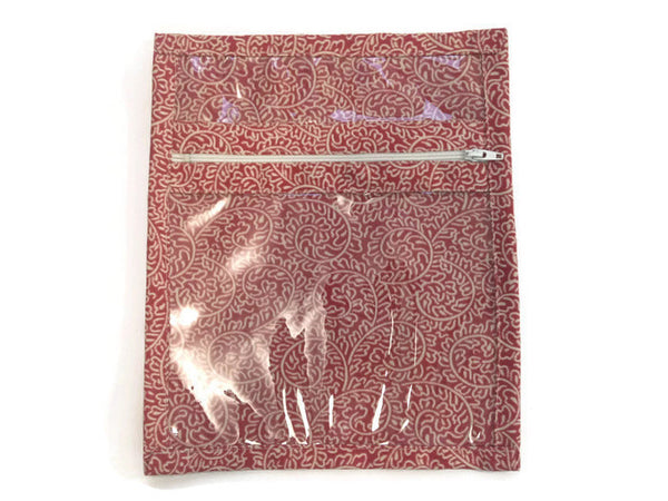 Accessory Bag Red Swirls - Buttermilk Cottage