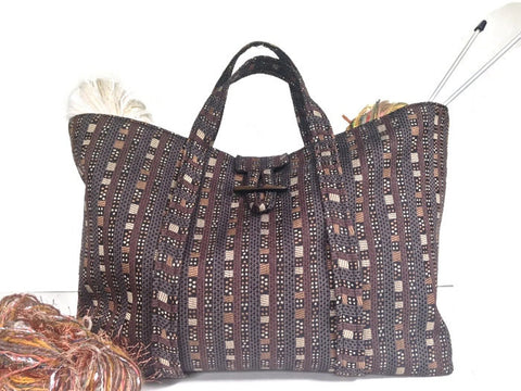 The Large Knitting Bag - Buttermilk Cottage