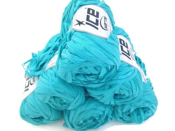 Yarn ICE Ribbon Twin Turquoise - Buttermilk Cottage