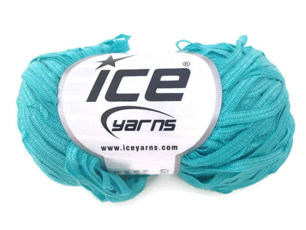 Yarn ICE Ribbon Twin Turquoise - Buttermilk Cottage