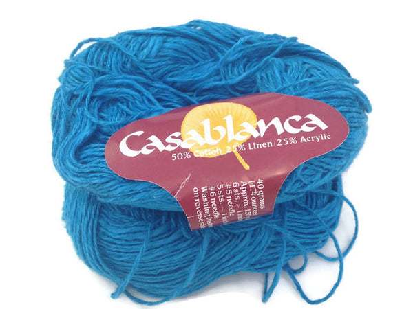 Yarn Brunswick Casablanca Turquoise - Buttermilk Cottage