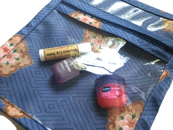 Accessory Bag Blue Cloisonne - Buttermilk Cottage