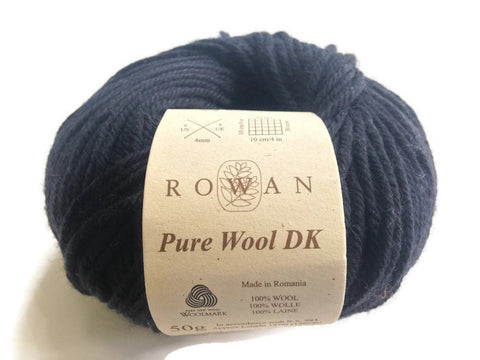Yarn Rowan Pure Wool DK Black - Buttermilk Cottage