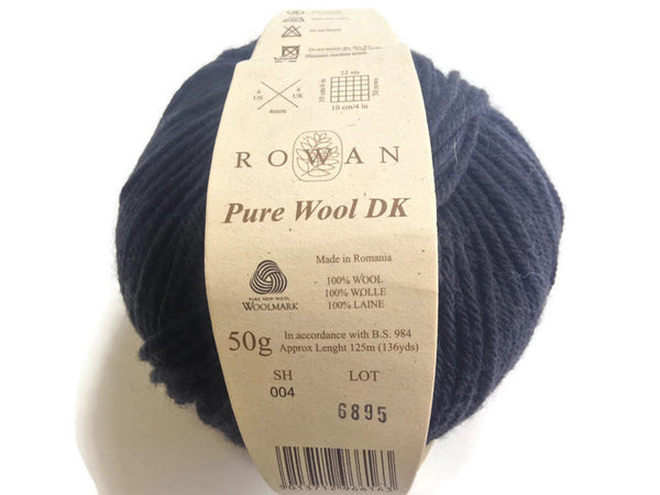 Yarn Rowan Pure Wool DK Black - Buttermilk Cottage