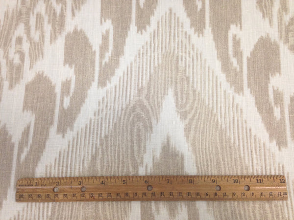 Fabric Beige Linen Fabric Echo Design "Vari" - Buttermilk Cottage