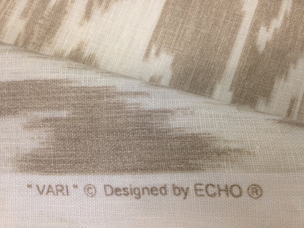 Fabric Beige Linen Fabric Echo Design "Vari" - Buttermilk Cottage