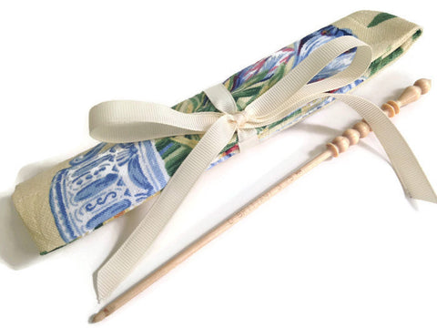 Crochet Hooks for Knitters Blue Chinese Pots - Buttermilk Cottage