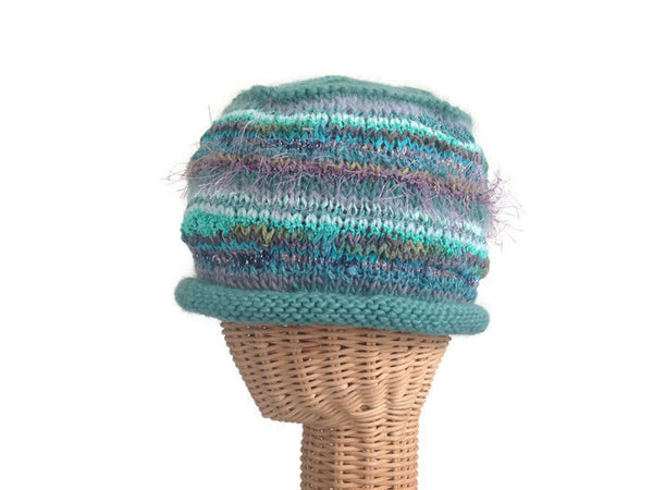 Beanie Cloche Aqua FUSION - Buttermilk Cottage