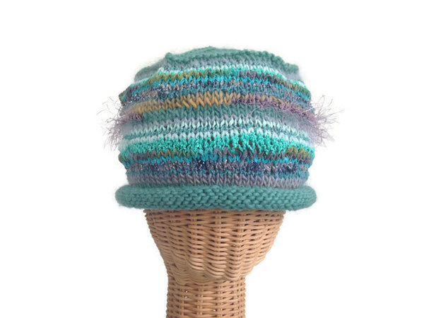 Beanie Cloche Aqua FUSION - Buttermilk Cottage