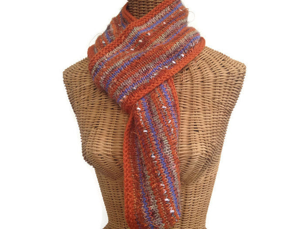 Infinity Scarf Orange FUSION - Buttermilk Cottage