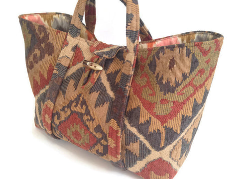 The Large Knitting Bag - Buttermilk Cottage - 1