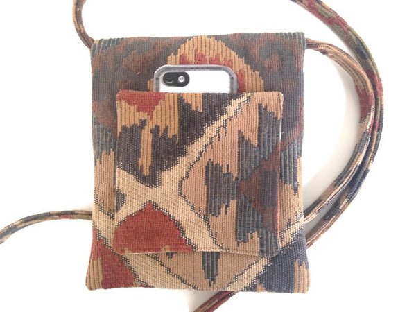 Tag Along Bag Rust Southwestern - Buttermilk Cottage - 4