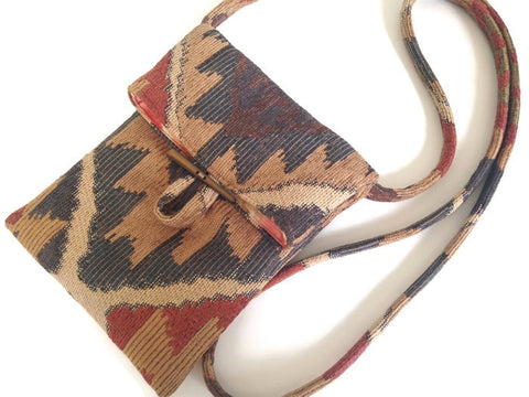 Tag Along Bag Rust Southwestern - Buttermilk Cottage - 1