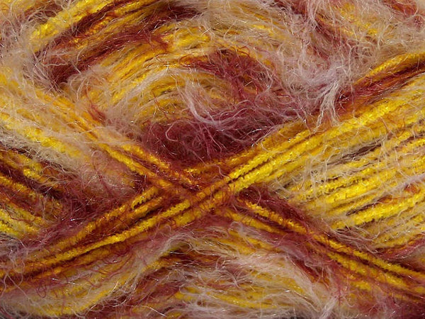 Yarn ICE Bergamot Yellow Burgundy - Buttermilk Cottage - 2