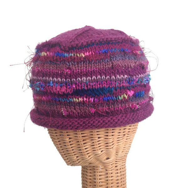 Beanie Cloche Plum FUSION - Buttermilk Cottage