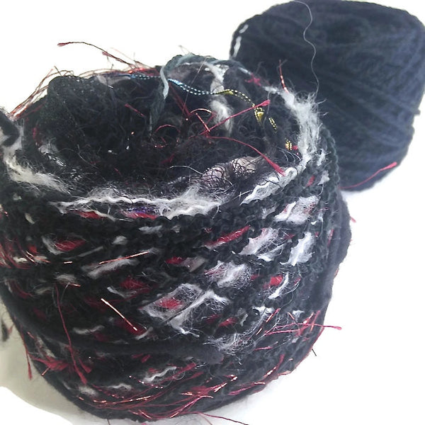 Black FUSION Slouchy Hat Kit - Buttermilk Cottage