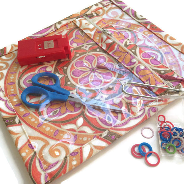 Accessory Bag Orange Color Wheel - Buttermilk Cottage